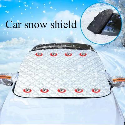 Large Size Car Windshield Cover Magnet Winter Window Snow Shield Anti Frost Auto Front Window Snow Cover