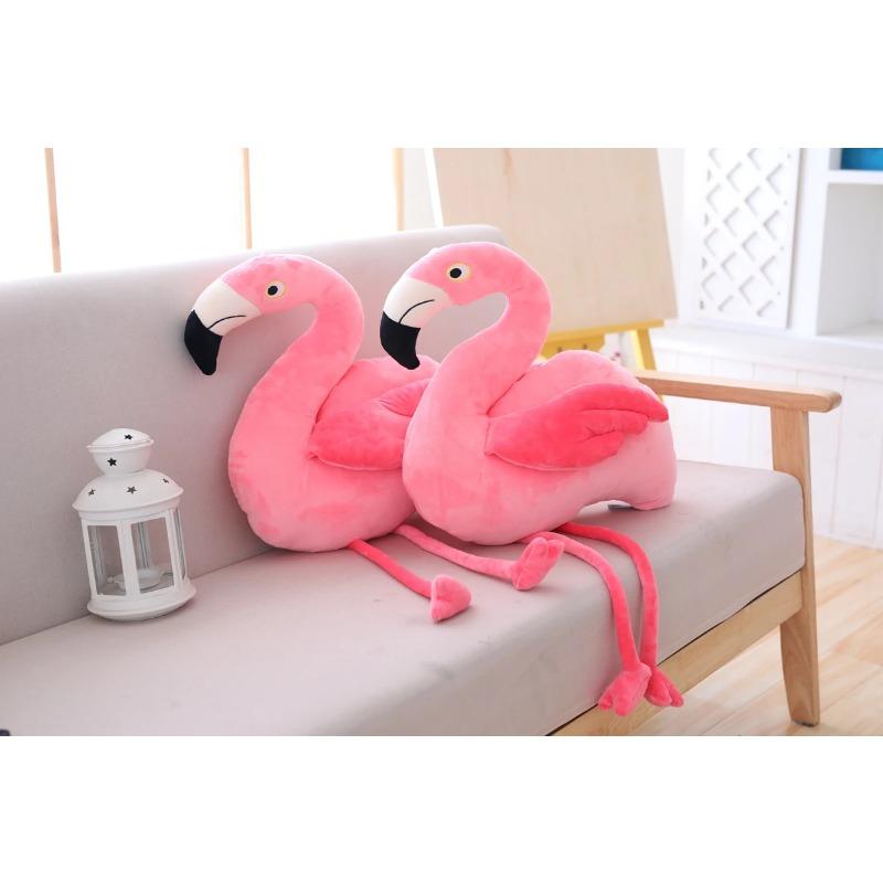 Realistic Flamingo Plush Toy Soft Plush Stuffed Animal Flamingo Pillow Peluche Room Decoration Kids Birthday Gift