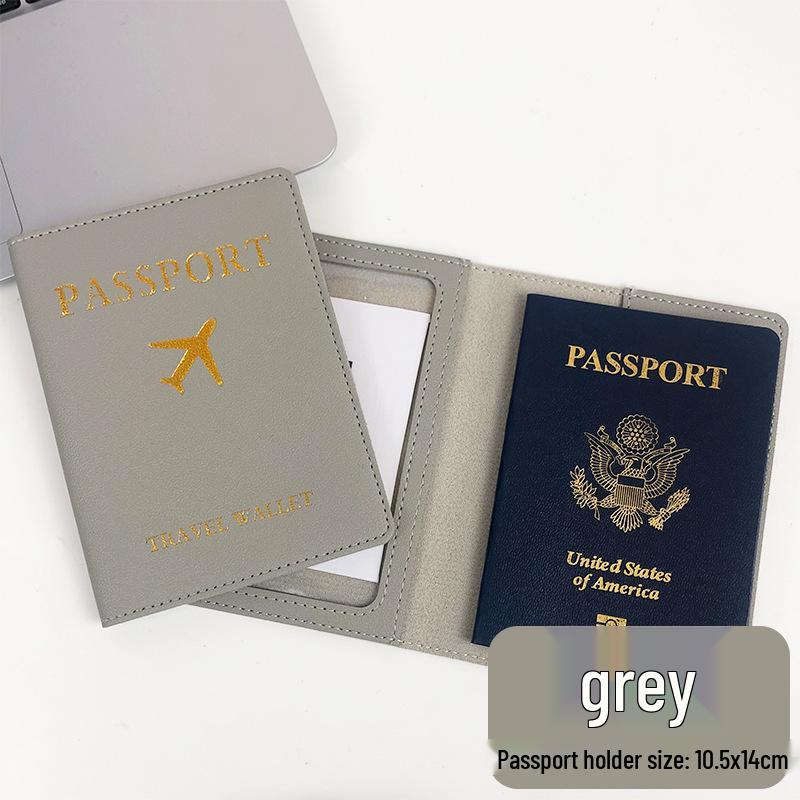 PU Leather Passport and Luggage Tag Set
