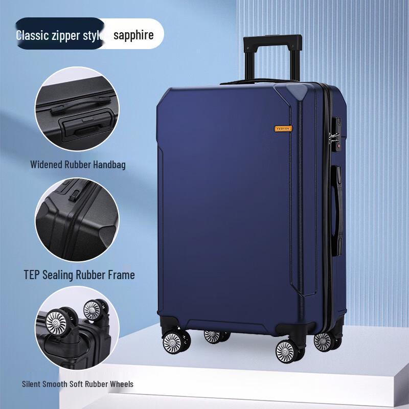 Oein Large Capacity Fashion Unisex Drop-Resistant Travel Suitcase with Password Lock
