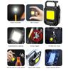 USB-wiederaufladbare COB-Arbeitsleuchten Mini-LED-Taschenlampen Wasserdichter Schlüsselanhänger Notfall-Laterne Für Outdoor-Camping