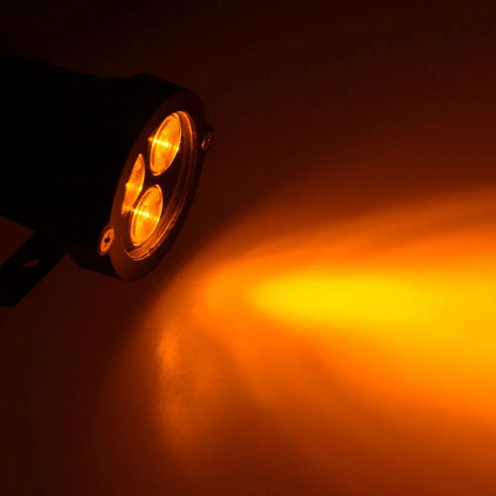 9W Waterproof LED Lawn Lights 12V Outdoor Light Landscape Lamp Yellow Spot Exterior Garden Ornaments Decoration Lighting Terrace