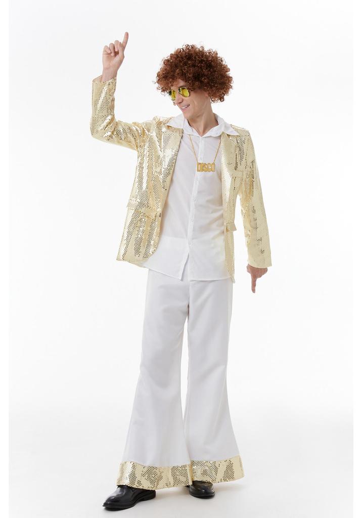 2025 Disco Halloween Party Costumes Dance Hip Hop Sets for Men & Women - Stage Performance Outfits