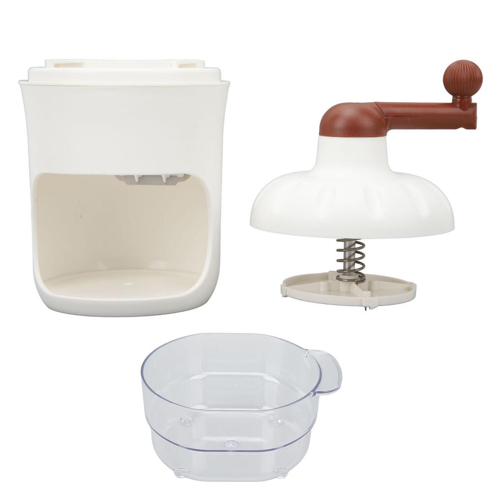 Hand Crank Ice Crusher Manual Shaved Ice Maker Machine Ice Shaver Snow Cone Machine