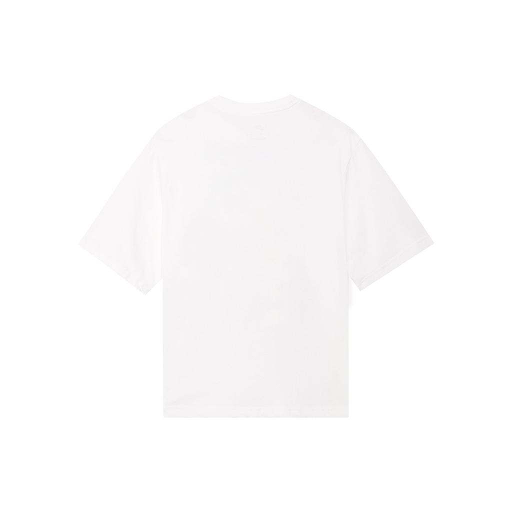 Nike T Shirts Women's White Crew Neck Moderate Straight Fit FD2532-100