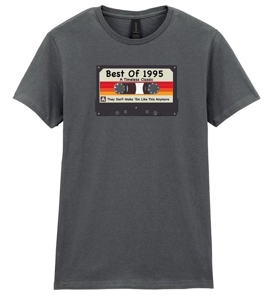 Womens 30th Birthday T-Shirt Best 1995 Cassette Tape Music 30 Timeless Classic