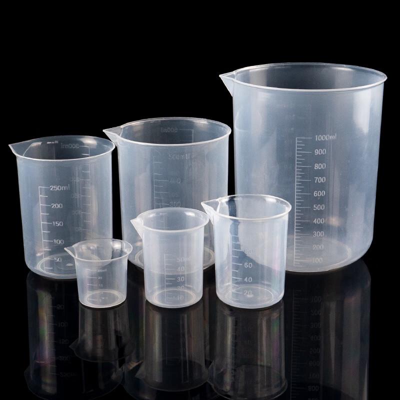 Plastic Laboratory Beaker Measurement Set