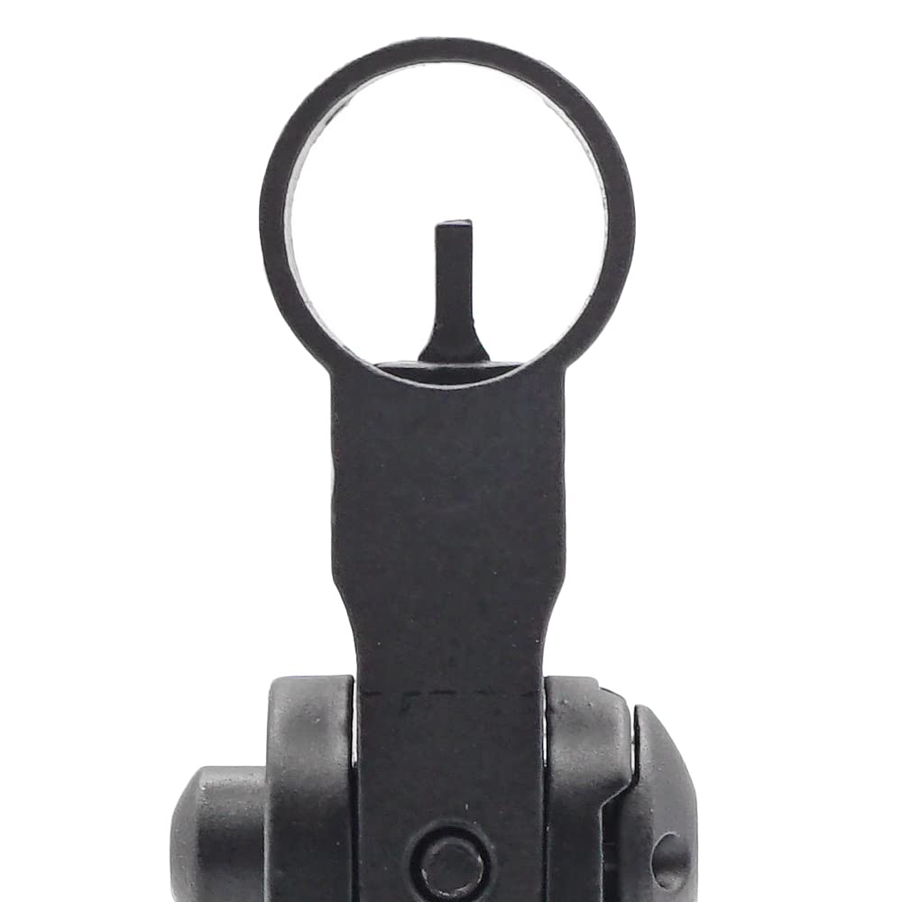 Ryohin Buhin Flip-Up Front Sight, SPR Type, Metal, Black, for M4 and M16 Electric Guns