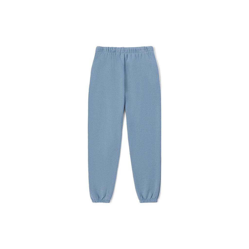 Vans Solid Color Logo Print Drawstring Cuffed Sweatpants Women Bottoms Blue VN0A7ROXBD2