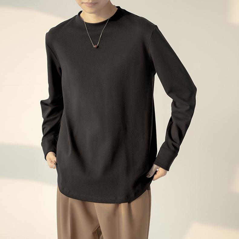 

Женский белый топ из хлопка с длинными рукавами и манжетами, весна 2025 г., свободный свитер Extra Large