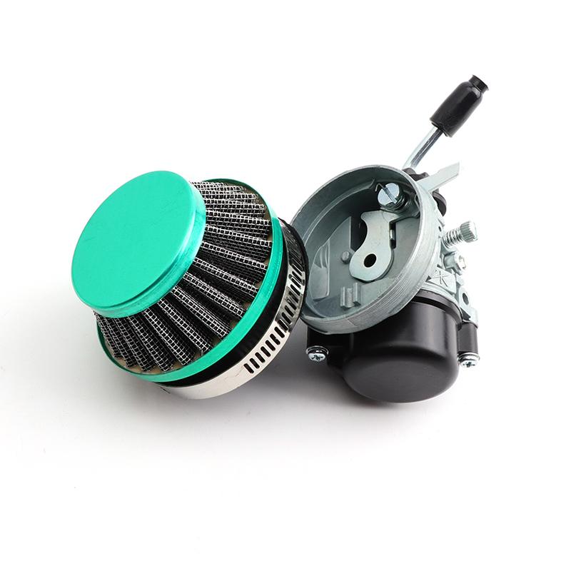19mm Carb Carburetor 58mm Air Filter For 50 60 80cc Motorized Bicycle 47cc 49cc 2-Stroke Engine Mini Moto Pocket Bike ATV Quad