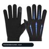 Unisex Winter Cycling Gloves Fleece Lined Touch‑Screen Flip‑Top Half‑Finger 2‑Finger Exposed Anti‑Slip Warm Gloves for Driving Biking Outdoor Sports