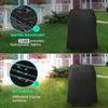 Housse de barbecue imperméable AIMOONSA 145x61x117 cm - Oxford 210D, poche &amp; cordon