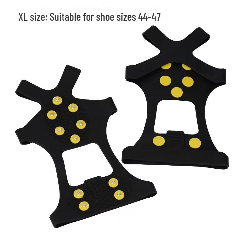 ML Накладки на обувь с 10 шипами для льда, силиконовые