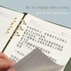 A6 Refillable Notebook: 6-Hole Lined A5 Pages