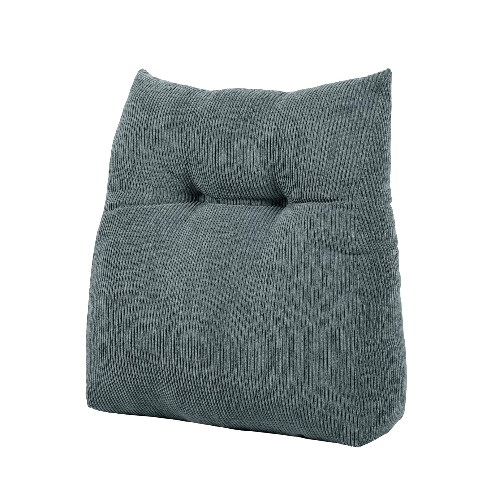 Baibu Home Back Memory Foam Chip Lumbar Lumbar Desk Enveloping Support Bed Cushion, Cushion, Backrest, Triangular, Sofa, Support, Pillow, Office, серый