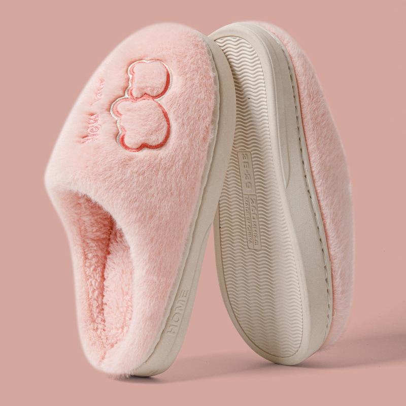 

Женские послеродовые туфли для заточения Домашние комнатные тапочки Тапочки для ванной противоскользящие удобные легкие хлопковые Мужские зимние теплые Size 36-37 [size 1-2 smaller shoes]