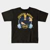 T-shirts Graphiques Doux en Coton pour Garçons Filles Johnny Bravo Gym Est 1995 Mashup Rétro Respirant Quotidien Scolaire T-shirts pour Enfants
