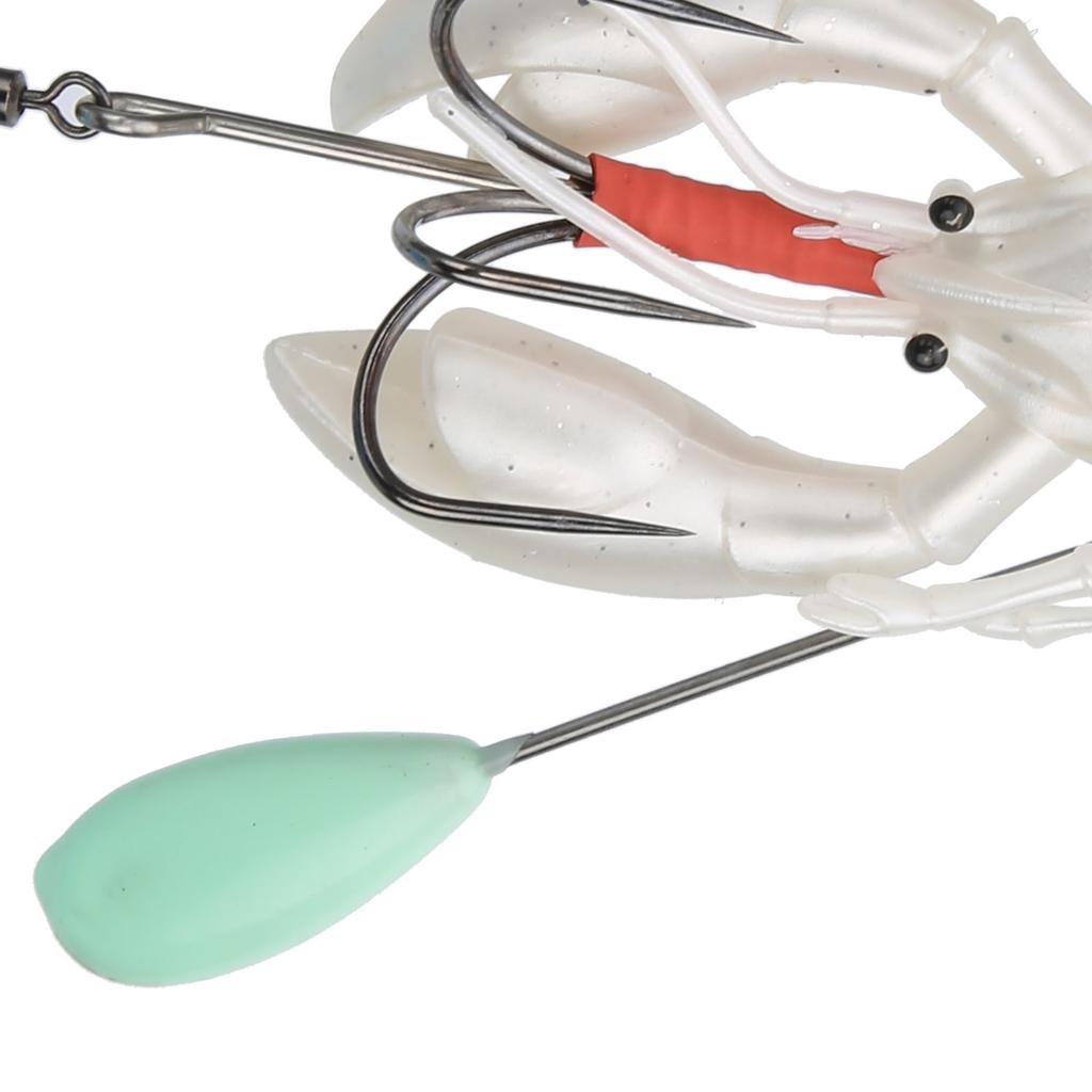 PVC Fishing Lifelike Lures Artificial Crayfish Shape Bait Sea Fishing Accessory