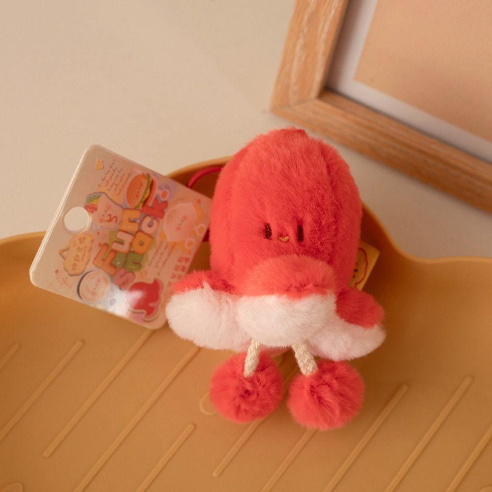 Sausage Plush Food Pendant Street Food Plush Doll Toy Creative Hamburg Key Chain  Girls