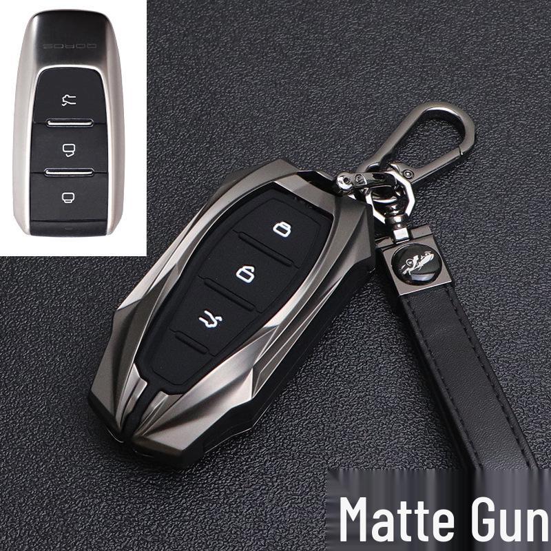 Premium Metal Protective Shell for 2021 Qoros 5 Key - Fits Qoros 3/5/7