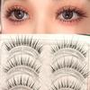 5 Pairs False Eyelashes, Natural Transparent Lash Strip, Super Realistic For Beginners Strip Lashes,Lashes,Eyelashes,Fake Lashes