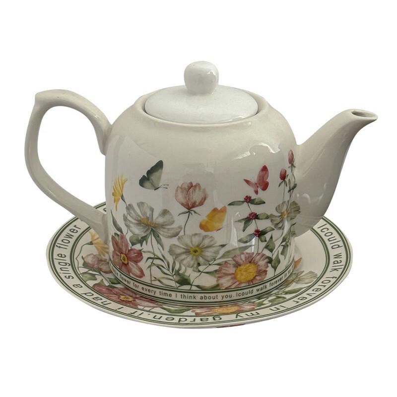 OLOEY Lily of the Valley Bone China Coffee Cup Set