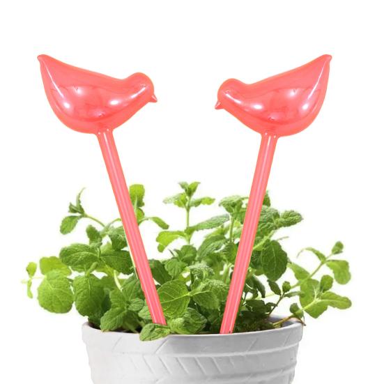 Self Watering Shape Watering Bulb Automatic Clear Plant Planter Insert Bird Irrigation Spikes for Indoor