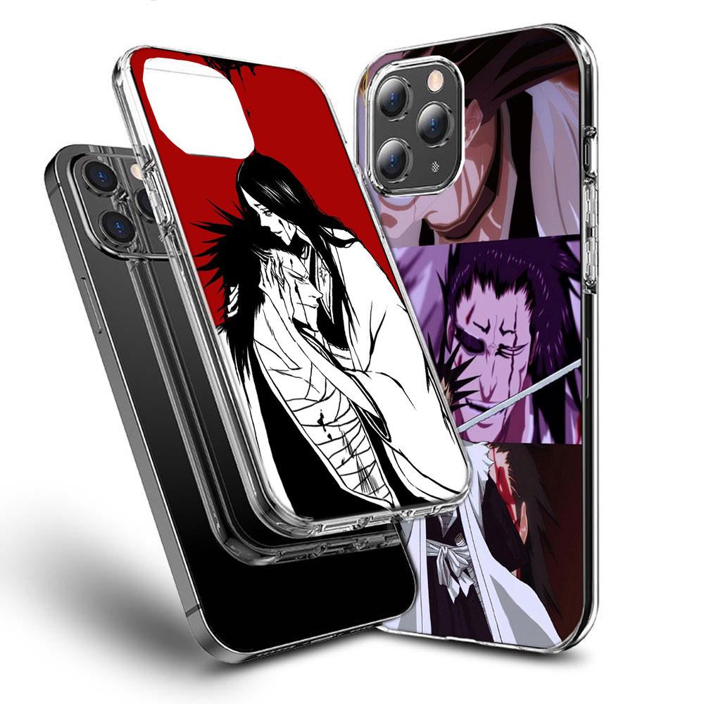 BLEACH Zaraki Kenpachi Phone Case For Iphone 16E 15 Pro 14 Plus 17E 16 17 Pro Max Air 11 12 13 Mini Shockproof Capa Cute Cove