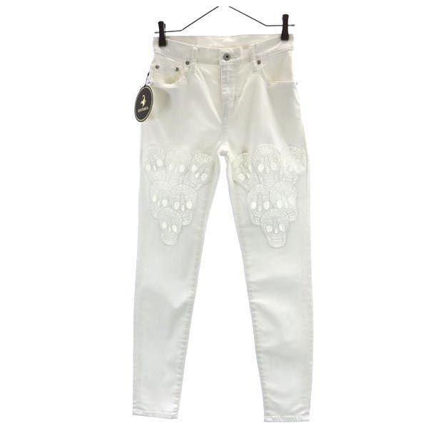 

HYSTERIC GLAMOUR made in Japan Skinny denim pants w26 Skull Lace Jeans Women Used