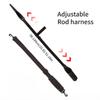 Fishing Rod Strap Shoulder Belt Poles Carry Strap Holder Belt 58-130cm Adjustable Casting Rod Carriers Strap
