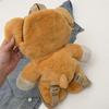 Multicolour Plush Shoulders Bag 3D Bear Animal Bag Casual Plush Bear Backpack  Outdoor