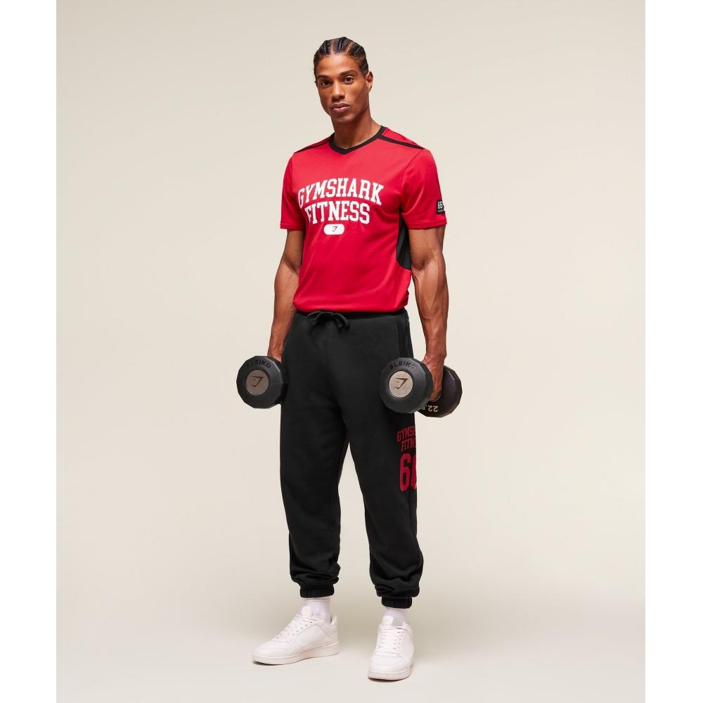 Gymshark VarsiTy Tech T shirT condiTioning Red A3b3a Rbwv