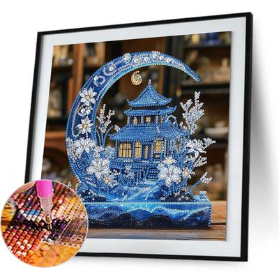 5D DIY Partial Special Shaped Drill Diamond Painting Crystal Decoration 30x30cm