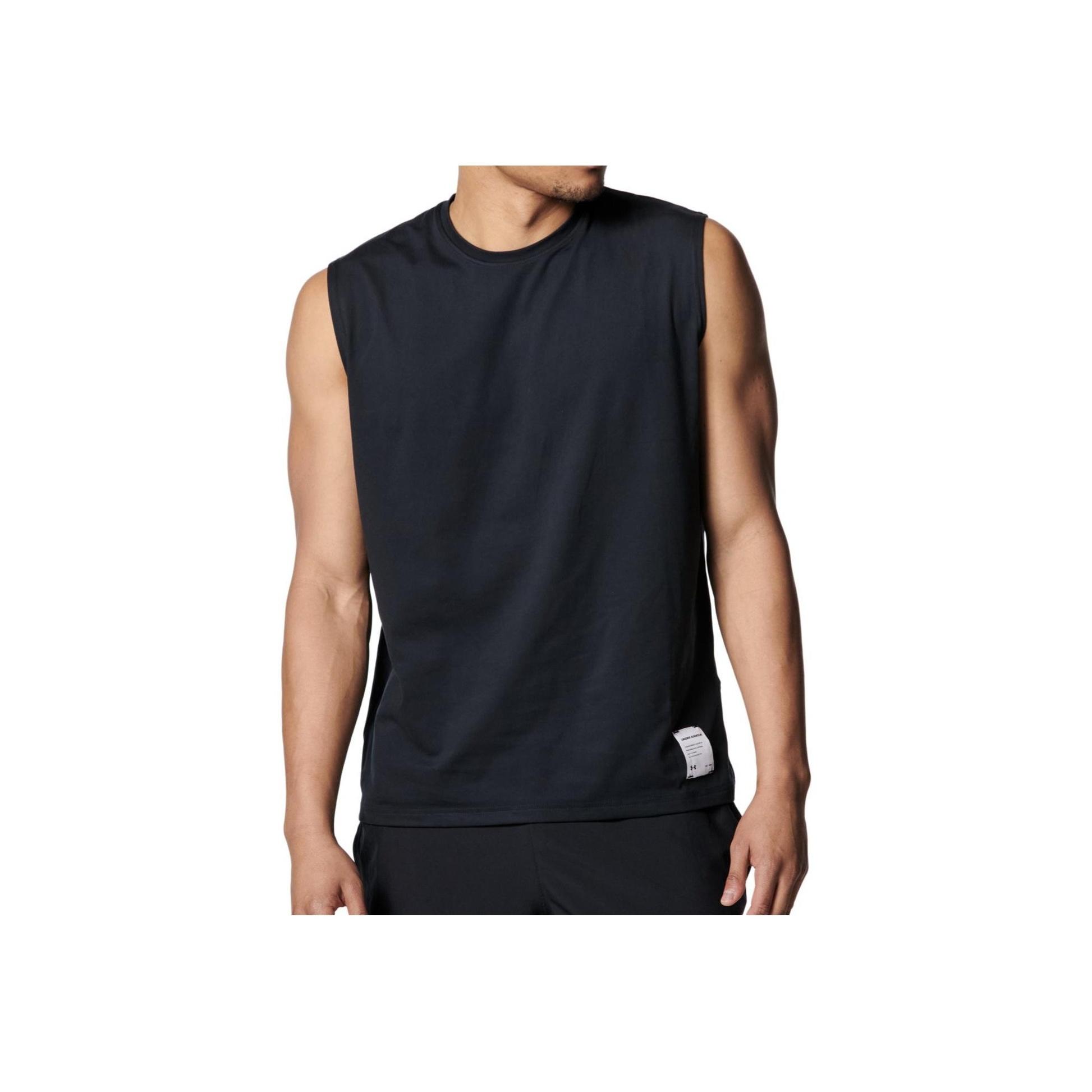 

Under Armour UA Motivate Удобная Простая Универсальная Модная Майка Мужские Топы Черный 6001519-001 3XL