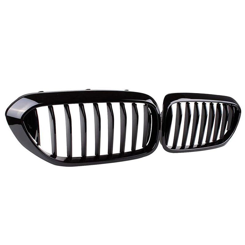 ABS Single Slat Gloss Black Grills Front Kidney Grill For Bmw 5 Series G30 G38 525I 530I 540I 550I 217- Car Replacement