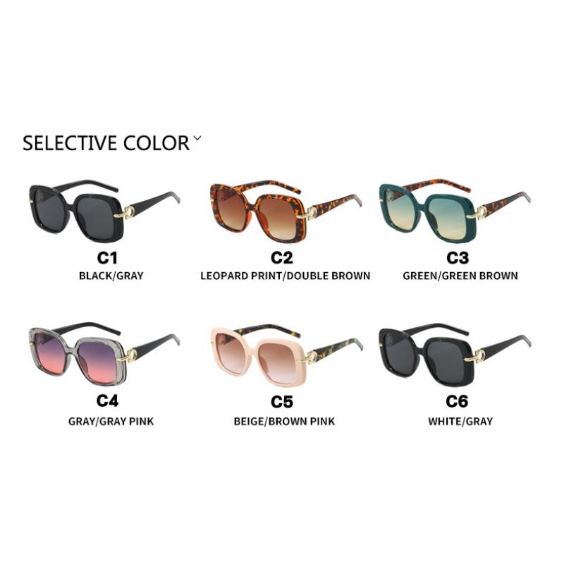 Women's sunglasses, fashion sunglasses, square large-frame sunglasses.