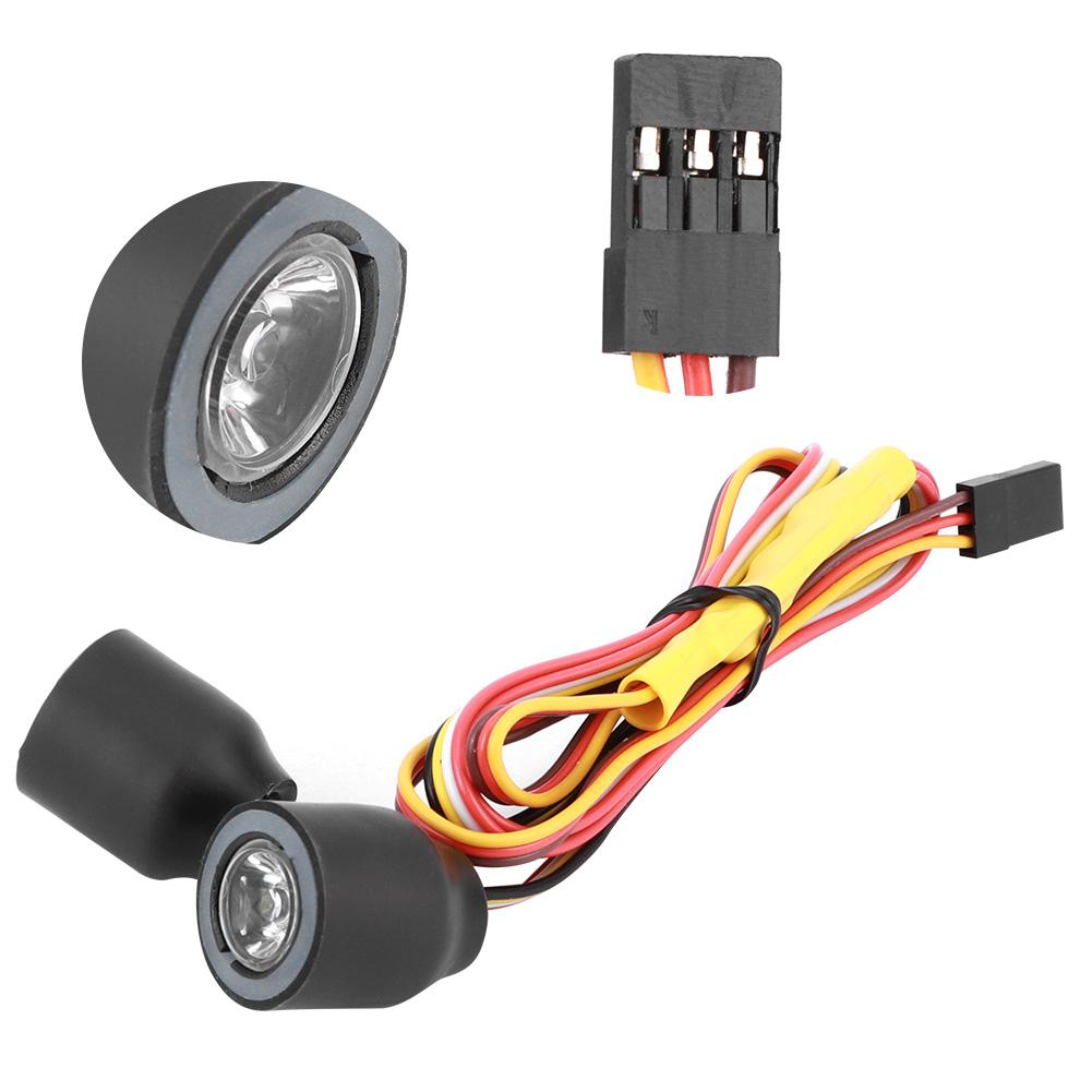 LED Lights Headlight Fit for Jeep Wrangler 110 RC Crawler Car DIY Modification Upgrade Accessories