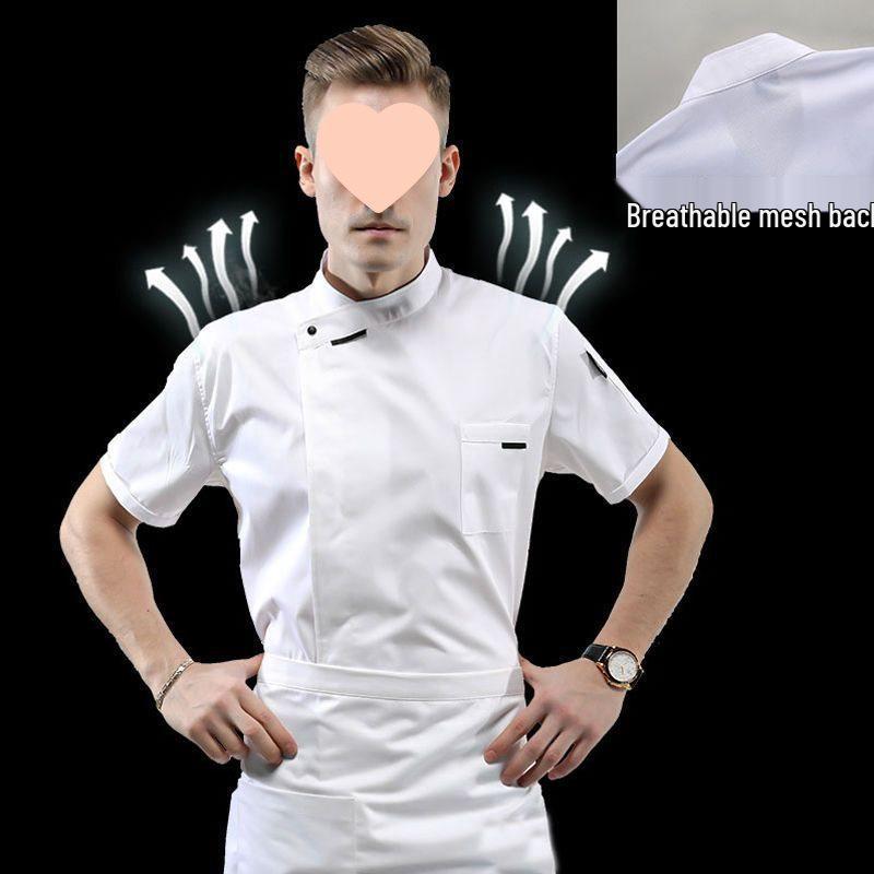 Chef Workwear Cotton Long/Short Sleeve Plus Size for Autumn/Winter Kitchen, Restaurant & Hotel.