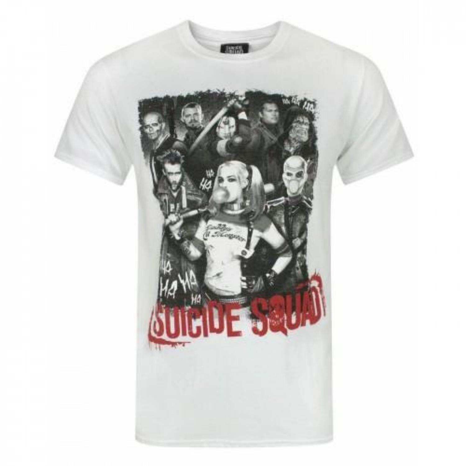 Suicide Squad Mens Group T-Shirt S чёрный