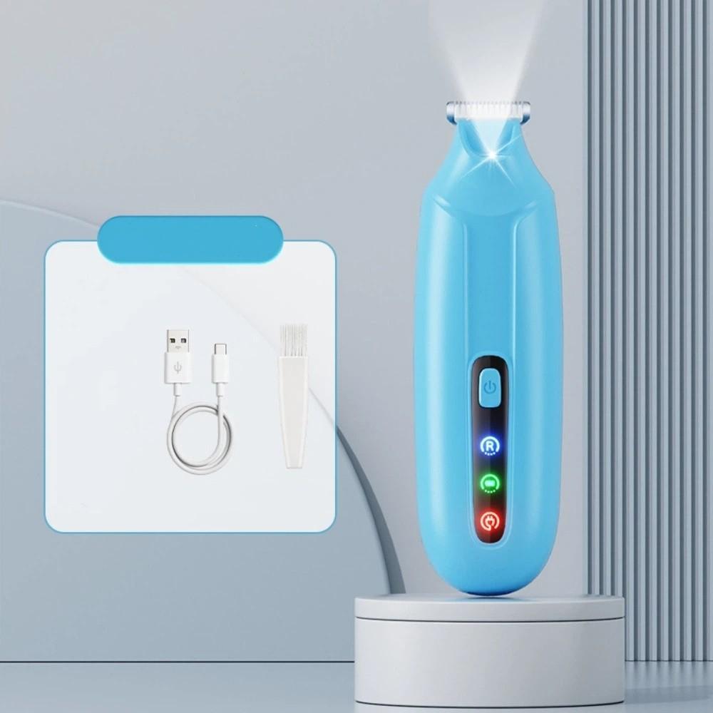 Rechargeable Dog Paw Trimmer LCD Display Electric Dog Clippers Cordless Cat Shaver Paw Trimming