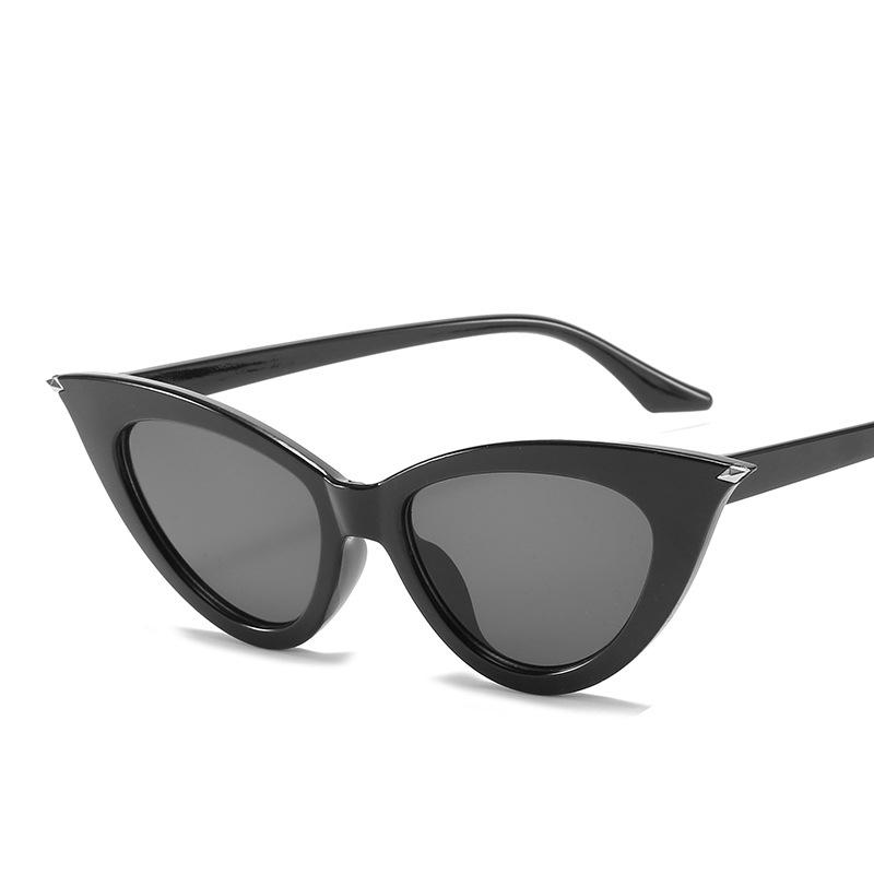 Occhiali da Sole Vintage Cat Eye per Donna Uomo Occhiali da Sole Rotondi Occhiali Ovali Femminili Stile Retrò Protezione UV