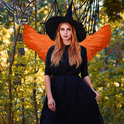Engelsflügel für Kinder, Prinzessinnenkostüm für Mädchen, verstellbare Feenflügel mit Federn, Cosplay, Bühnen-Requisite für Halloween-Partys