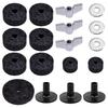 18 PCS Drums Felt Set Percussion Parts Replacement