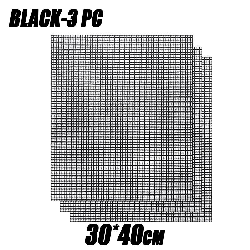 1/3/5PCS Non-Stick BBQ Grill Mat Reusable Easy To Clean Mesh Pad for Electric Gas and Charcoal Grills Outdoor Cooking
