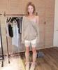 HETIT Sheer Twist Ruffle Blouse (Mocha)