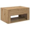 Artisan Oak Coffee Table 80 X 50 X 40 Cm Engineered Wood