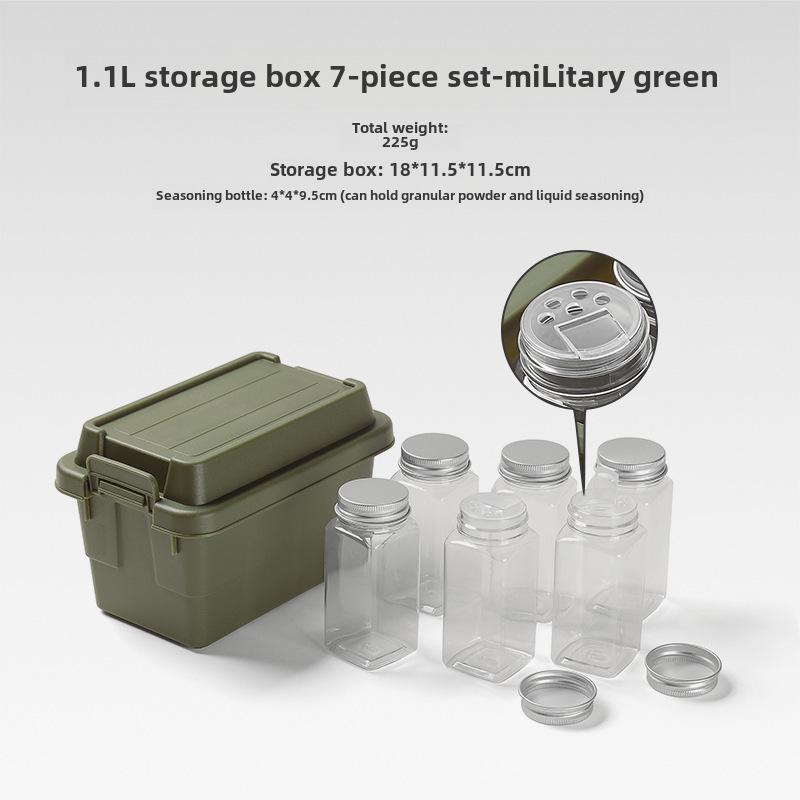 

Мини-коробка для хранения приправ и принадлежностей для барбекю на открытом воздухе