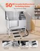 127 Cm Dog Grooming Bath Tub Stainless Steel W Stairs Water Filter Left