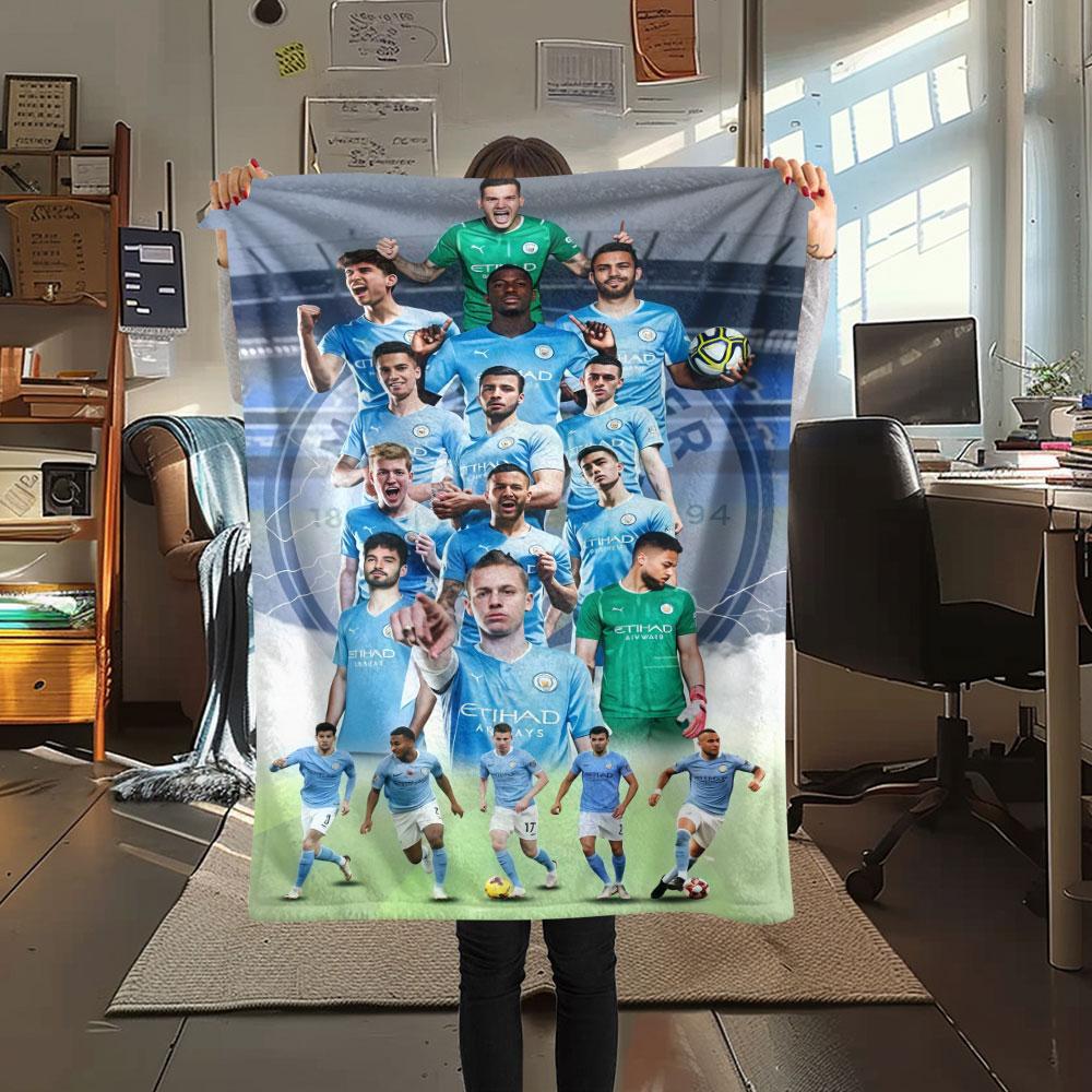 Eternal MCFC Spirit Blanket, High quality Comfortable for All Seasons, Home Decor, Warmth and Comfort